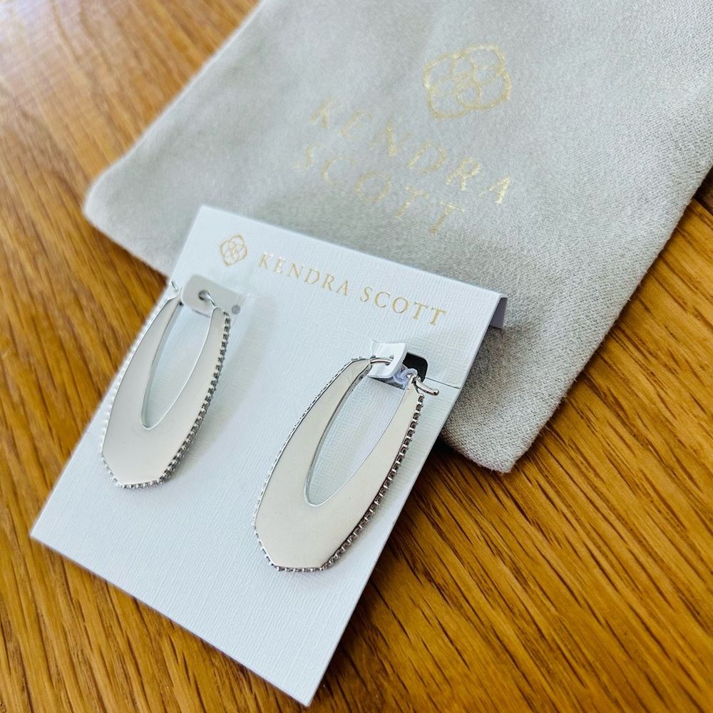 NWT Kendra Scott Adeline Hoop Earrings